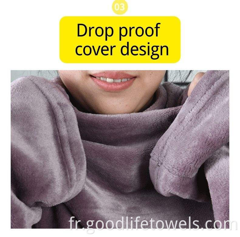 Wearable Winter Oversize Tv Blanket With Sleeves